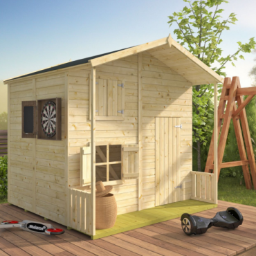 Speelhuisje Assepoester (6.5m² dakleer)