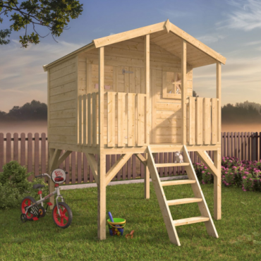 Speelhuisje Peter Pan (6.5m² dakleer)