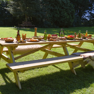 Picknicktafel vuren geimpregneerd. gedroogd Superieur 300 cm