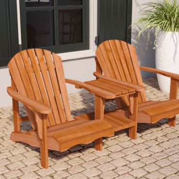 Hardhouten loveseat Relax