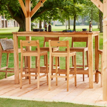 Teak tuinset Barset Buckingham