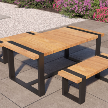 Teak tuinset Dinnerset Wellington