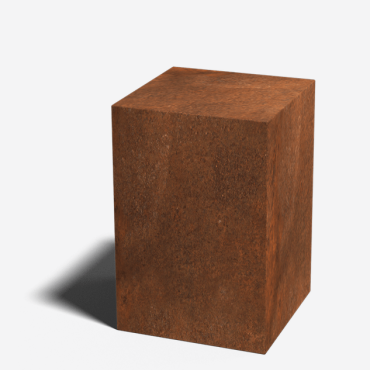 Cortenstaal sokkel 40x40x60