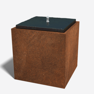 Cortenstaal waterornament 80x80x80 cm -Exclusief LED-verlichting