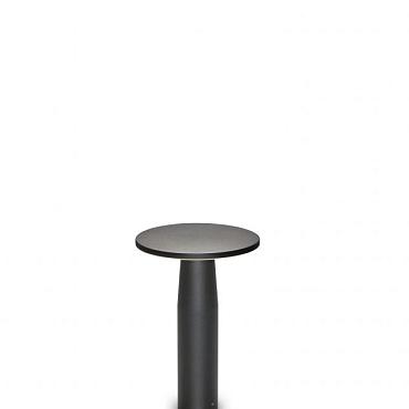 Dornes rondom zwart klein staande lamp 4W dimbaar