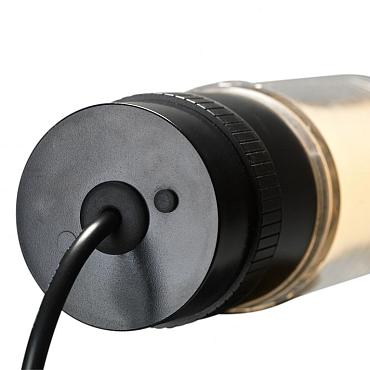 Nelas cirkel zwart middelgroot staande lamp 4W dimbaar