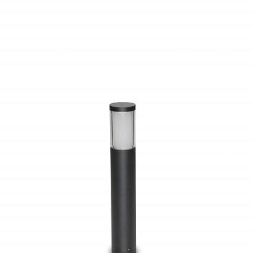Nelas cirkel zwart middelgroot staande lamp 4W dimbaar