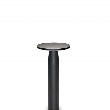 Dornes rondom zwart middelgroot staande lamp 4W dimbaar