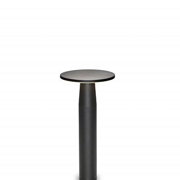 Dornes rondom zwart middelgroot staande lamp 4W dimbaar