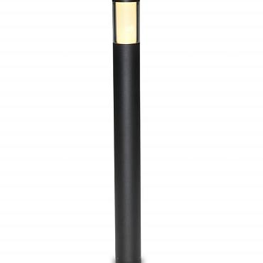Nelas cirkel zwart groot staande lamp 4W dimbaar