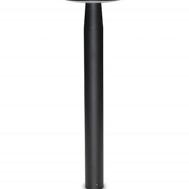 Dornes rondom zwart groot staande lamp 4W dimbaar