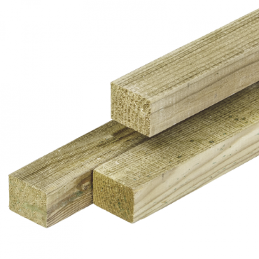 Midden-Europees grenen stachetteregel groen geimpregneerd. gedroogd. geschaafd rechte hoeken 2.8x3.6