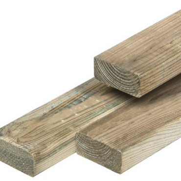 Verbindingsbalk (geimpregneerd) Balk voor betonsleufpaal 3.5x11.5x400cm