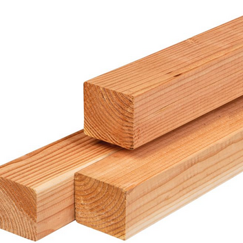 Red Class Wood timmerhout gedroogd. geschaafd 4rh 4.5x4.5x300 cm