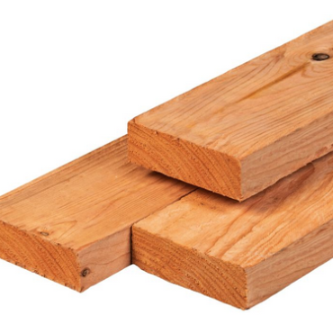 Red Class Wood timmerhout gedroogd. geschaafd 4rh 4.5x14.5x300 cm