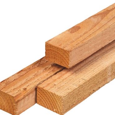 ACTIE Douglas regel ongedroogd 4.5x7.5x400cm fijnbezaagd