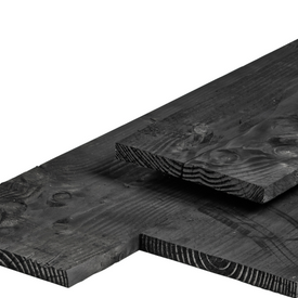 Douglas kantplank zwart geimpregneerd 2.2x20.0x400cm fijnbezaagd