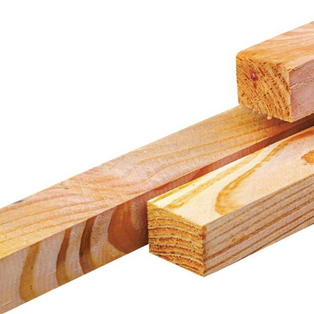 Douglas stachetteregel ongedroogd 2.8x3.6x400cm fijnbezaagd