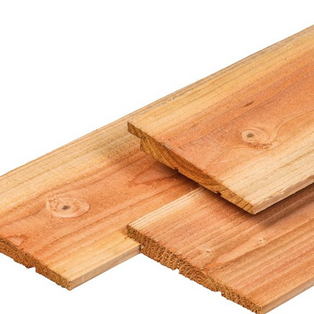 Douglas ongedroogd (smal) 1.0/2.0x14.5x300cm Zweeds rabat