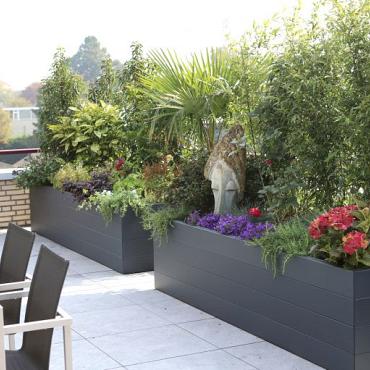 Plantenbak Modulair 180x180x56 cm ANTRACIET