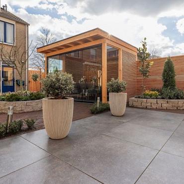 Keramische tegels cera3line Lux & Dutch Cesano Antracite 60x60x3 cm