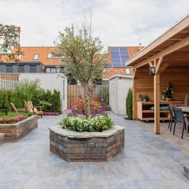 Keramische tegels cera3line Lux & Dutch Peacock Blue 60x60x3 cm