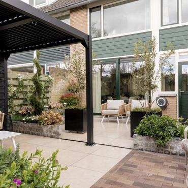 Keramische tegels cera3line Lux & Dutch Pietra Serena Cream 45x90x3 cm