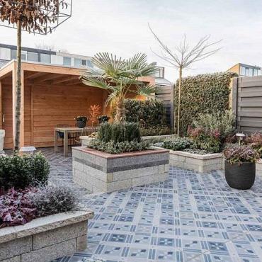 Keramische tegels cera3line Lux & Dutch Select Decor Grey 60x60x3 cm