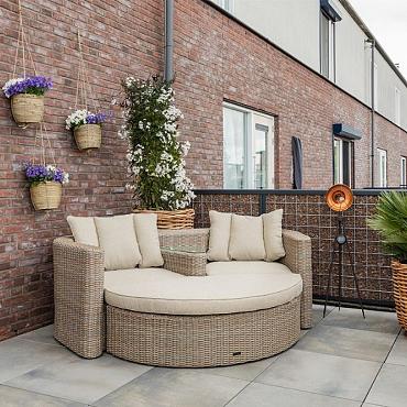 Keramische tegels Terrazza Beton Light Grey 60x60x2 cm