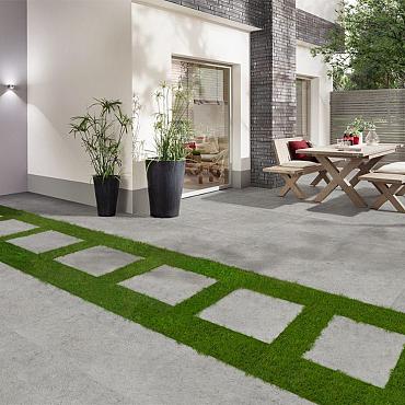 Keramische tegels Terrazza Gigant Silver Grey 60x60x2 cm