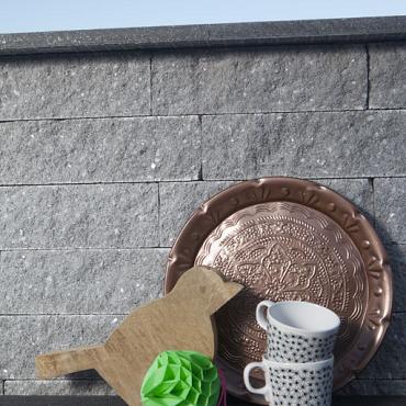 Gevelst. Rox 29x9x8.9 noors grijs