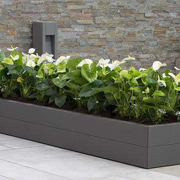 FST Bloembak modulair - TAUPE 300x30x28 cm