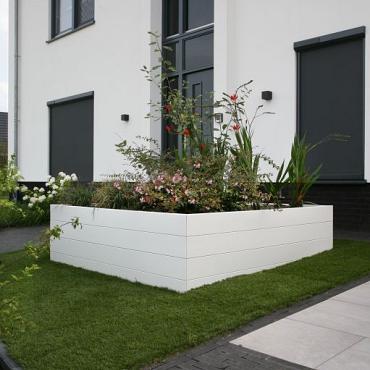 FST Bloembak modulair - WIT 60x60x28 cm