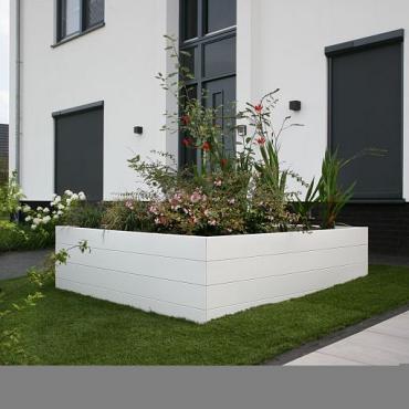 FST Bloembak modulair - WIT 240x180x42 cm