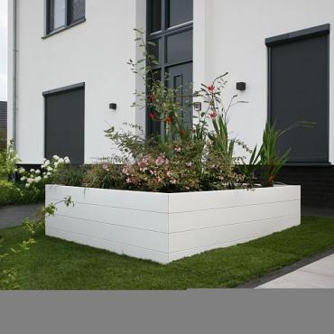 FST Bloembak modulair - WIT 270x30x28 cm