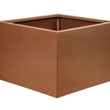 FST Bloembak vlak - CORTEN 60x60x60 cm