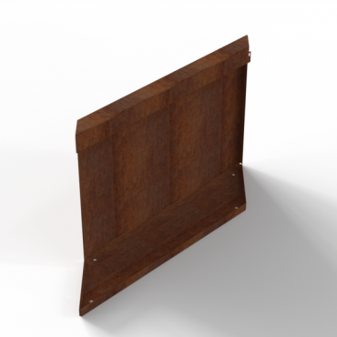 Bloembak Module+ Parallel paneel (E) 60x42 cm R CORTEN