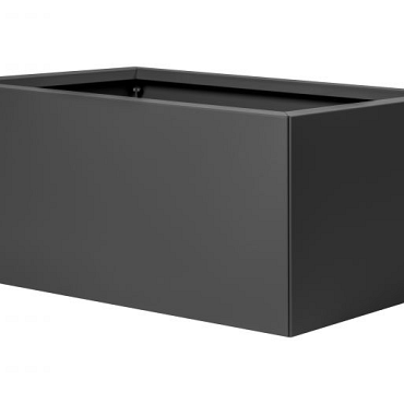 FST Bloembak vlak - ANTRACIET 60x90x60 cm