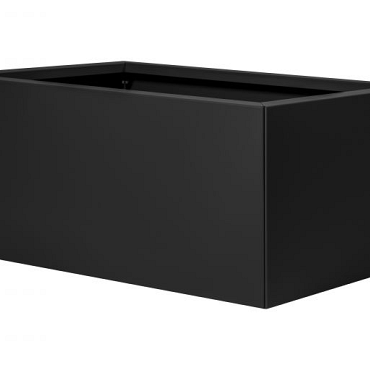 FST Bloembak vlak-   GRAFIET ZWART 60X90X40