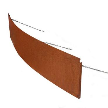 Borderpaneel flex 220x28 cm Corten