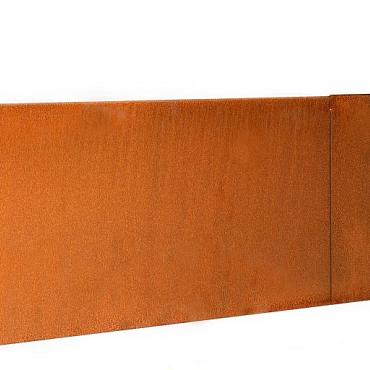 Hoekstuk UITWENDIG t.b.v. borderpaneel 56 cm Corten