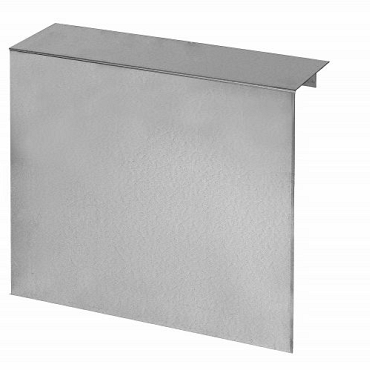 Overzetstuk muurelement recht 150x45x12.8 VERZINKT