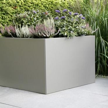 FST Bloembak vlak-  TAUPE 90x90x40