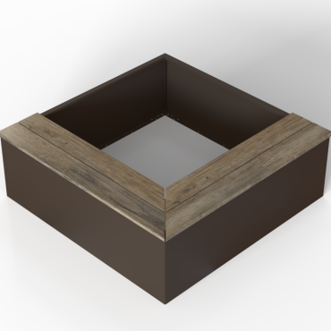 Zitbank - L-VORM 150X150X41 MAGNOLIA