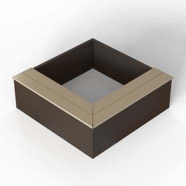 Zitbank - L VORM 120X120X45.5 DOUGLAS