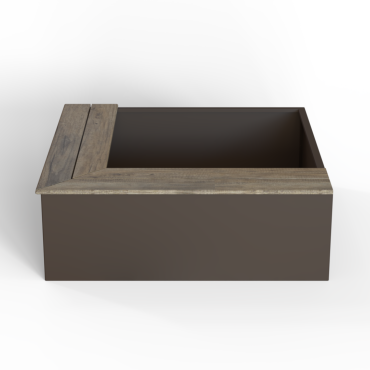 Zitbank - L VORM 120X120X41 MAGNOLIA