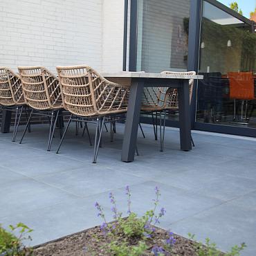 Solido Ceramica 30MM Cittadella Nero 90x90x3 cm. rett