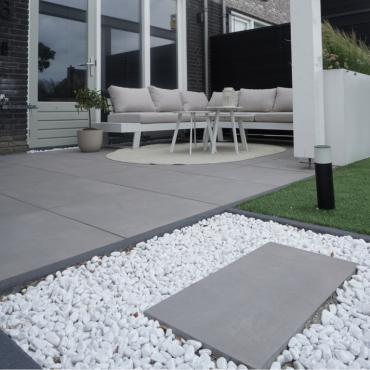 Travel 20MM Grafite tegel 60x60x2 cm.