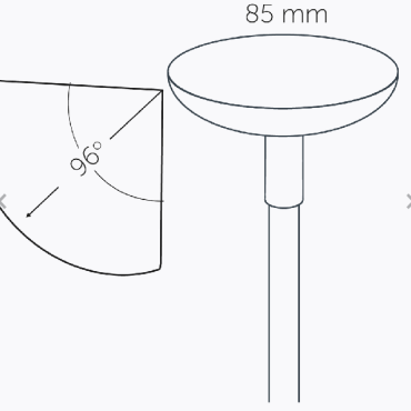 Sway Black + tube 100 cm *SET*