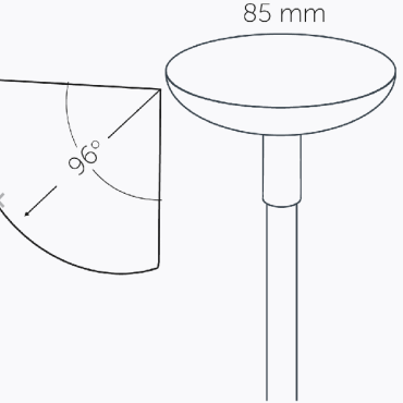 Sway Pearl Grey + tube LOW 60 cm *SET*